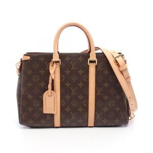 Louis Vuitton Soufflot MM Handbag, Coated Canvas